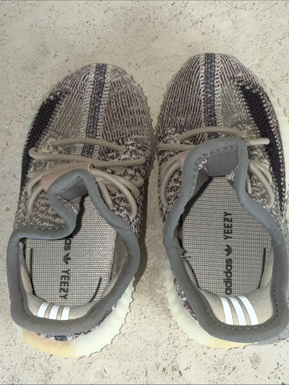 Yeezy Boost 350 by Adidas Zyon size 6K Kids Knit Slip-On Sneakers